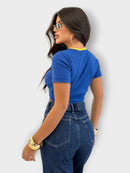 Cropped Feminino Brasil Moda Torcida Copa do Mundo 2026